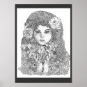Hearts and Flowers Poster posters