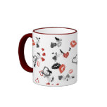 Hearts and Kisses mugs