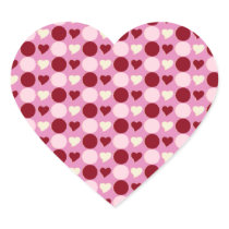 HEARTS AND POLKA DOT STICKER