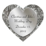 Hearts And Sequins Party Stickers