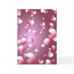 hearts background card