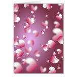 hearts background card