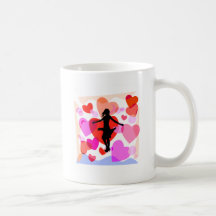 Hearts ballroom dancer mug