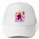 Hearts ballroom dancing hat
