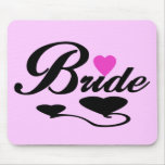 Hearts Bride T-shirts and Gifts Mouse Pad