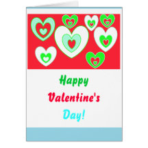 Hearts, Bright Greeting Cards