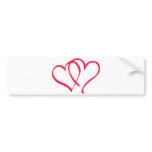 hearts bumper stickers