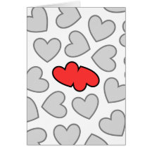 Hearts Collide Greeting Card