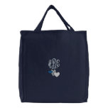 Hearts Custom Monogrammed Embroidered Bag embroidered bags
