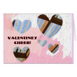 Hearts Digital  Hello Greeting Card