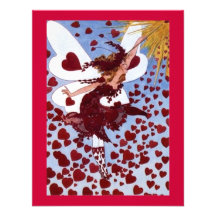 Hearts Fairy Invitation