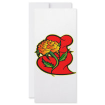 Hearts & Flower #0033 Custom Rack Card
