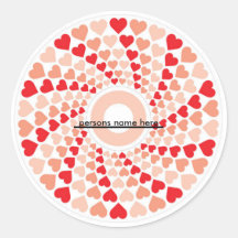 hearts in a spin, ________, persons name here stickers