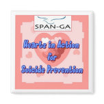 Hearts in Action Magnet