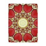 Hearts kaleidoscope postcards