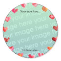 Hearts Line Medium- Make Your Own Stickers