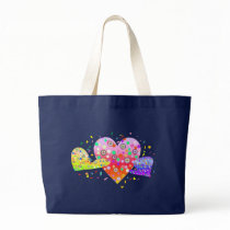 Hearts (love, amour, 爱)  A1 Bag