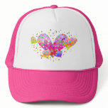 Hearts (love, amour 爱)  A3 hats
