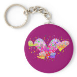 Hearts (love, amour 爱)  A3 keychains
