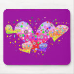 Hearts (love, amour 爱)  A3 mousepads