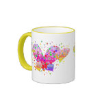 Hearts (love, amour 爱)  A3 mugs