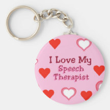Hearts: Love Speech Therapist Key Chains