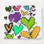 hearts ♥ mousepad