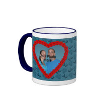 Hearts 'n Roses Customisable Photo Mug