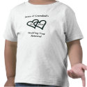 hearts, Nana & Grandad's 25       yearWedding V... t-shirts