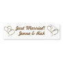 Hearts of gold bumper sticker