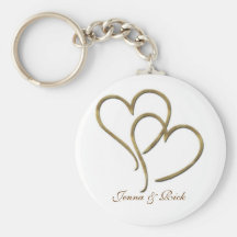 Hearts of gold keychain