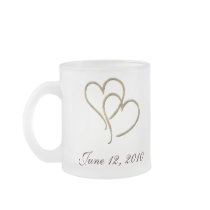 Hearts of gold coffee mugs