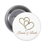 Hearts of gold pin