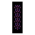 Hearts of Love Bookmarks Business Card Template