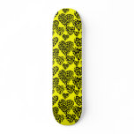 Hearts on Yellow skateboards