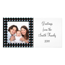 Hearts/Photo Personalized Photo Card