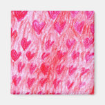 Hearts Refrigerator Magnet