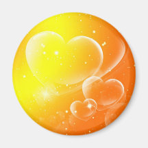 Hearts Refrigerator Magnet