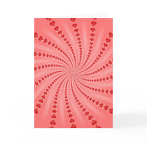Hearts Spiral: Vector Artwork:
