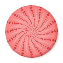 Hearts Spiral: Vector Artwork: