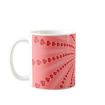 Hearts Spiral: Vector Artwork: Coffee Mugs