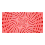 Hearts Spiral: Vector Artwork: photo cards