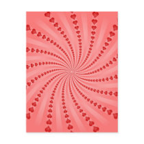 Hearts Spiral: Vector Artwork:
