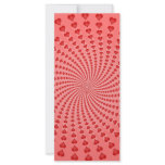 Hearts Spiral: Vector Artwork: rack cards