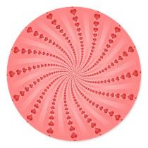 Hearts Spiral: Vector Artwork: