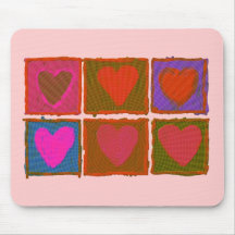 Hearts T-shirts and Gifts Mouse Mat