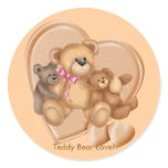 Hearts Teddy Bear Love stickers