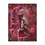 Hearts Valentine Fairy Postcard by Molly Harrison