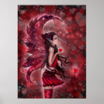 Hearts Valentine's Fairy Version 2 Poster posters