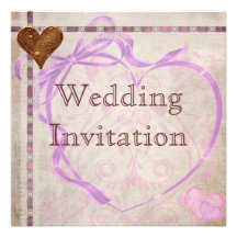 Hearts Wedding Invitation
